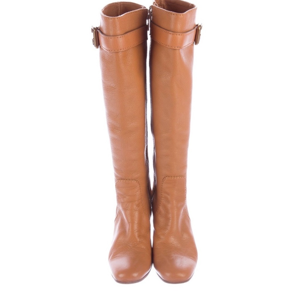 Chloe Paddington Leather Knee-High Boots - Picture 2 of 5